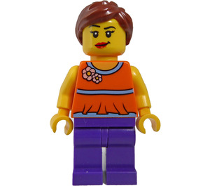 LEGO Pencil Pot Lady Minifiguur