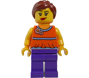 LEGO Pencil Pot Lady minifiguur