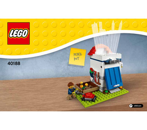 LEGO Pencil Pot 40188 Instructions