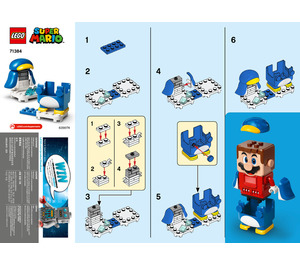 LEGO Penguin Mario Power-Up Pack Set 71384 Instructions