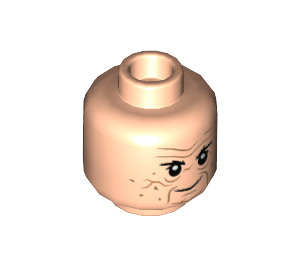LEGO Penguin Minifigure Head (Recessed Solid Stud) (3626 / 77215)