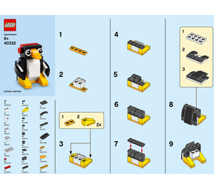 LEGO Penguin 40332 Byggeinstruksjoner