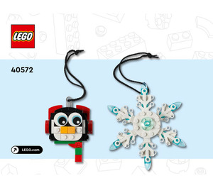 LEGO Penguin & Snowflake 40572 Anweisungen