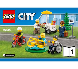 LEGO People Pack - Fun in the Park Set 60134 Instructions