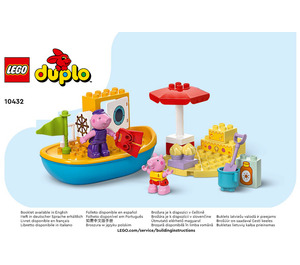 LEGO Peppa Pig Boat Trip 10432 Instruktioner