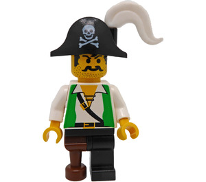 LEGO Perilous Pitfall Pirat Kapitän Minifigur