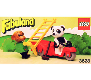 LEGO Perry Panda and Chester Chimp Set 3628