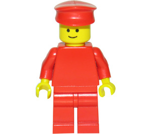 LEGO Person i Rød Clothing med Rød Hat Minifigur