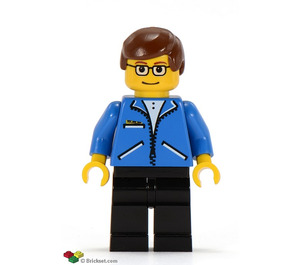 LEGO Peter Parker met Blauw Jasje Minifiguur