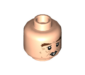 LEGO Peter Pettigrew Minifigure Head (Safety Stud) (3626 / 100185)