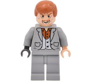 LEGO Peter Pettigrew met Grijs Pak en Haar Minifiguur