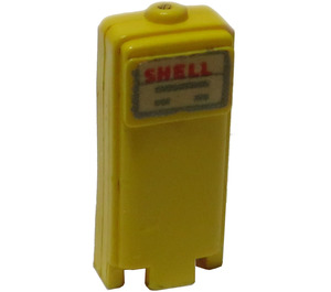 LEGO Petrol Pump mit Shell Aufkleber