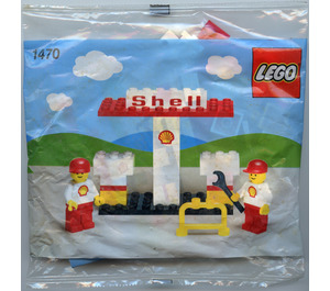 LEGO Petrol Pumps et Garage Staff 1470 Packaging