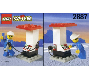 LEGO Petrol Station Attendant and Pump 2887