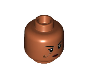 LEGO Pharah Minifigure Kopf (Einbau-Vollbolzen) (3626 / 46901)