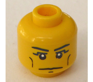 LEGO Pharaoh Kopf (Vertiefte feste Noppen) (3626 / 91295)