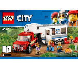 LEGO Pickup & Caravan 60182 Instructies