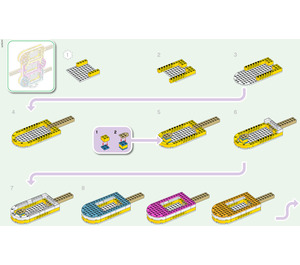 LEGO Picture Frames & Bracelet Ice Cream 41956 Instructions