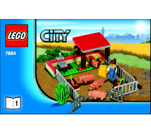 LEGO Pig Farm & Tractor 7684 Instruktioner