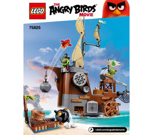 LEGO Piggy Pirate Ship 75825 Instructions