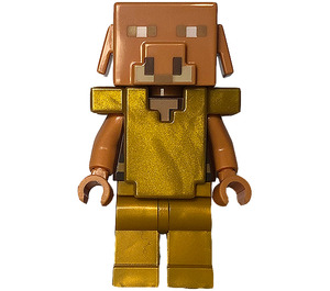 LEGO Piglin con Oro perlato Gambe Minifigure