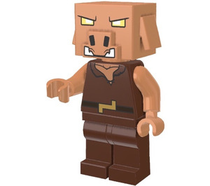 LEGO Piglin with Reddish Brown Legs Minifigure
