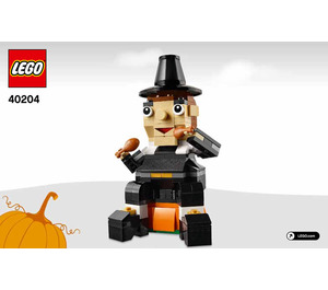 LEGO Pilgram's Feast Set 40204 Instructions
