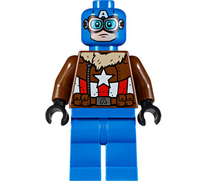 LEGO Pilot Captain America Minifigur