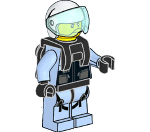 LEGO Pilot Minifigure