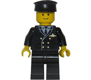 LEGO Pilot avec Noir Jambes et Noir Chapeau Figurine