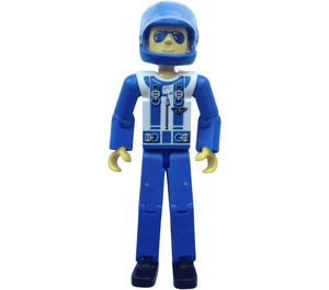 LEGO Pilot with Blue Helmet Technic Figure