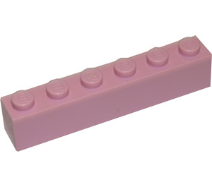 LEGO Roze Steen 1 x 6 (3009)
