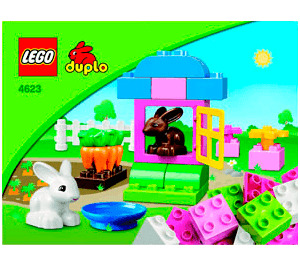LEGO Pink Brick Box Set 4623 Instructions