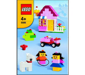 LEGO Pink Brique Boîte 5585 Instructions