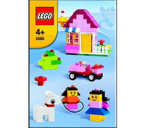 LEGO Pink Brick Box 5585 Instrucciones