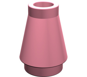 LEGO Pink Cone 1 x 1 without Top Groove (4589 / 6188)