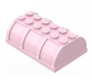 LEGO Růžová Kontejner 4 x 6 Víčko  (4238 / 33341)