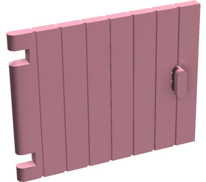 LEGO Pink Door 1 x 4 x 3 with Handle (6078)