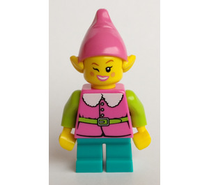 LEGO Pink Elf - Dark Turquoise Beine