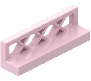 LEGO Pink Fence 1 x 4 x 1 Lattice (3633)