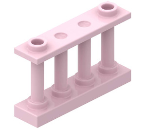 LEGO Rose Clôture Spindled 1 x 4 x 2 avec 2 clous supérieurs (30055)