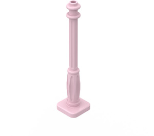 LEGO Roze Lantarenpaal 2 x 2 x 7 met 6 basisgroeven (2039)