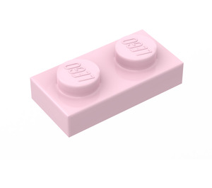 LEGO Rosa Platte 1 x 2 (3023 / 28653)