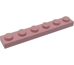 LEGO Roze Plaat 1 x 6 (3666)