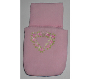 LEGO Pink Sleeping Bag for Child with Rose Heart and Crown