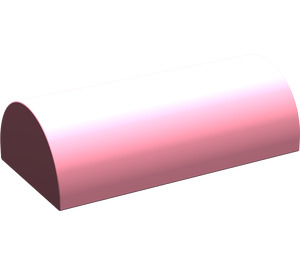 LEGO Pink Slope 2 x 4 Curved with Groove (6192 / 30337)
