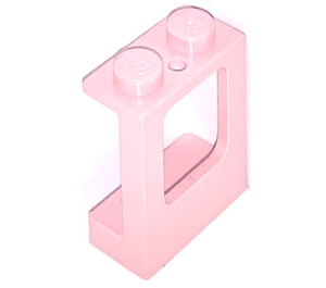 LEGO Pink Window Frame 1 x 2 x 2 with 2 Holes in Bottom (2377)