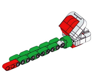 LEGO Piranha Plant (met Liftarms) minifiguur