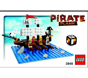 LEGO Pirate Plank Set 3848 Instructions