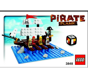 LEGO Pirate Plank 3848 Instruktioner